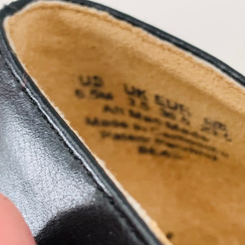 Naturalizer Black Leather Pointed Toe Ballet Flats Women’s US 8 Comfort Shoes - Picture 8 of 8